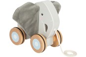 Zabawki dla niemowlat - Small Foot - Wooden Elephant with Crinkly Ears - 12624