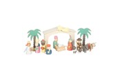 Figurki - Small Foot - Wooden Crib Christmas Story Playset - 12689