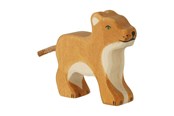 Zabawki drewniane - Holztiger Wooden Lion Small - 80141