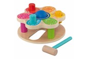Zabawki dla niemowlat - Goki Wooden Hammer Bench - 58310