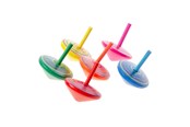 Zabawki - Duckiez Wooden Spinning Top Colored - 8801
