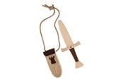 Zabawki drewniane - Playwood Wooden Dagger Luxury with Sheath - RS720B