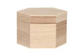Kreatywne gry - Playwood Decorate your own Box Hexagon - SL 071-a