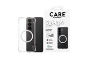 Telefon - Pokrowiec i etui - CARE by PanzerGlass Samba Case Transparent w. White Qi Samsung Galaxy S26 - CR68116
