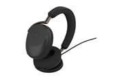 Sluchawki, zestaw sluchawkowy - Jabra Evolve3 85 MS Link390a - Black (Incl. Wireless Charging Pad) - 38599-999-989
