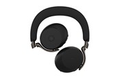 Sluchawki, zestaw sluchawkowy - Jabra Evolve3 75 MS Link390c - Black (Incl. Wireless Charging Pad) - 37599-999-889