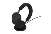 Sluchawki, zestaw sluchawkowy - Jabra Evolve3 75 MS Link390a - Black (Incl. Wireless Charging Pad) - 37599-999-989
