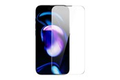 Telefon - szklo ochronne - Baseus Full Screen Tempered Glass for iPhone 14 Pro with Speaker Cover 0.3mm + Mounting Frame - SGXT000402