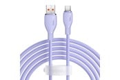 Kabel USB - Baseus Pudding 100W USB-A - USB-C Cable 2m - Purple - P10355703511-B4