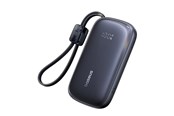 Powerbank - Baseus EnerFill FC21 QPow3 Ultra 10000mAh 22.5W Power Bank with Digital Display and Detachable Cable - Black Powerbank - Czarny - 10000 mAh - E0027L00