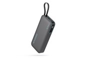 Powerbank - CUKTECH CUKP200NGLDG 55W with Built-in USB-C Cable - Grey Powerbank - Szary - 20000 mAh - CUKP200NGLDG