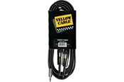 Kabel audio - Yellow Cable K07M-3 - 2 x 1/4" Jack - 3,5mm. kabel TRS Mini-Jack 3m. - ECO K07M-3