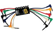 Kabel audio - Yellow Cable P030C-6 - 6 x 1/4" kabel patch Jack kątowy/Jack kątowy 30cm. - ECO P030C-6
