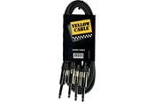 Kabel audio - Yellow Cable K08-6 - 2 x 1/4" Jack mono - 2 x 1/4" Jack mono - ECO K08-6