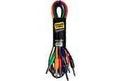 Kabel audio - Yellow Cable P090-6 - 6 x 1/4" kabel patch Jack/Jack 90cm. - ECO P090-6