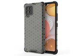 Telefon - Pokrowiec i etui - Hurtel Honeycomb Case Armor Cover with TPU Bumper for Samsung Galaxy A42 5G Black - 5907769325175