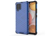 Telefon - Pokrowiec i etui - Hurtel Honeycomb Case armor cover with TPU Bumper for Samsung Galaxy A42 5G Blue - 5907769325182