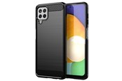 Telefon - Pokrowiec i etui - Hurtel Carbon Case Flexible Cover TPU Case for Samsung Galaxy A22 4G Black - 5907769326684
