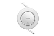 Kabel USB - Baseus Free2Pull Mini 100W Retractable USB-C Cable - USB-C 2m - White - P10364500213-00