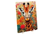 Puzzle - Creative Craft Group Wooden Puzzle Giraffe - Unique Shapes - 130 pcs. Drewniany - 400093