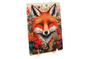 Puzzle - Creative Craft Group Wooden Puzzle Fox - Unique Shapes - 130 pcs. Drewniany - 400097