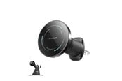 Telefon - Adapter i Ladowarka - Joyroom JR-ZS502 MagSafe Compatible Car Holder with Wireless Charger for Air Vent/Dashboard - Black - JR-ZS502