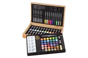 Kreatywne gry - Creative Craft Group Luxury Wooden Drawing Case - 92-piece - AR0926/25