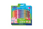 Przybory do pisania i rysowania - Staedtler Peppa Pig 3‑in‑1 coloured pencil 12 pcs 100% PEFC - 140 C12 L1