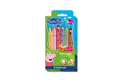 Przybory do pisania i rysowania - Staedtler Peppa Pig 3‑in‑1 coloured pencil 6 pcs 100% PEFC - 140 C6 L1