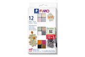 Materialy hobbystyczne - Fimo Set Mod. clay ef.boho CP Promo - 8013C12-5P