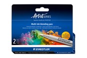Przybory do pisania i rysowania - Staedtler Multi Ink blending pen colour-neutral 2/BK - 893 BP BK2