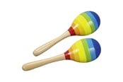 Zabawki drewniane - Goki Wooden Samba Balls 2 pcs. - 61922