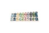 Zabawki dla niemowlat - Playwood Learn to Count and Shape Board 76 pcs. - RS784C