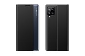 Tablet - pokrowce i etui - Hurtel Sleep Case Bookcase Type Case with Smart Window for Samsung Galaxy A22 4G Black - 5907769330797