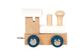 Zabawki drewniane - Small Foot - Wooden Letter Train Polar - Locomotive White - 12 - 12570-display12