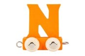 Zabawki drewniane - Small Foot - Wooden Letter Train Orange - N - 12 pieces - 10364-display12