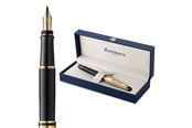 Przybory do pisania i rysowania - Waterman Expert 'The Opera Collection' Black & Gold G.T. Fountain pen M Blue ink - 2225138