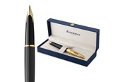 Przybory do pisania i rysowania - Waterman Carène 'The Opera Collection' Black & Gold G.T. Fountain pen F Blue ink - 2225142