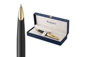Przybory do pisania i rysowania - Waterman Carène 'The Opera Collection' Black & Gold G.T. Ballpen M Blue ink - 2225143