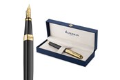 Przybory do pisania i rysowania - Waterman Exception 'The Opera Collection' Black & Gold G.T. Fountain pen F Blue ink - 2225145