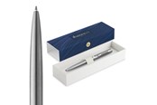 Przybory do pisania i rysowania - Waterman Impression Stainless Steel P.T. Ballpen M Blue ink - 2225492