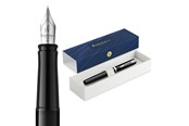 Przybory do pisania i rysowania - Waterman Impression Black Lacquer P.T. Fountain pen M Blue ink - 2225497