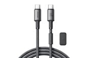 Kabel USB - Joyroom S-A50 Unlimited Series 60W USB-C - USB-C Cable with Magnetic Organizer 1.2m - Gray - S-A50_CC