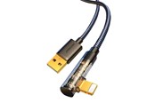 Kabel USB - Joyroom Gaming Cable S-UL012A6 Lightning (angled) / USB-A (straight) 2.4A 1.2 m - black - S-UL012A6