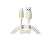 Kabel USB - Joyroom S-A53 3A USB-A - USB-C Cable with Fluorescent Tip 1.2m - Beige - S-A53_AC_1