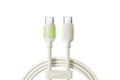 Kabel USB - Joyroom S-A53 60W USB-C Cable - USB-C with fluorescent tip 1.2 m - beige - S-A53_CC_1