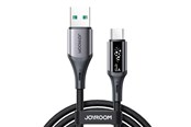 Kabel USB - Joyroom S-A60 StarTalk 3A USB-A - USB-C cable 1.2m - black - S-A60 A-C 3A 1.2m black