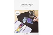 Kreatywne gry - Creativ Company Watercolor paper A4 230g - Black 15 pcs. - 22111