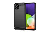 Telefon - Pokrowiec i etui - Hurtel Carbon Case Flexible Cover Case for Samsung A03S EU (166.5) Black - 5907769334641