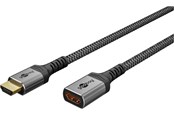 Kabel wyświetlacza - Pro HDMI Extension Cable - 0.5m - Szary - 4040849791031